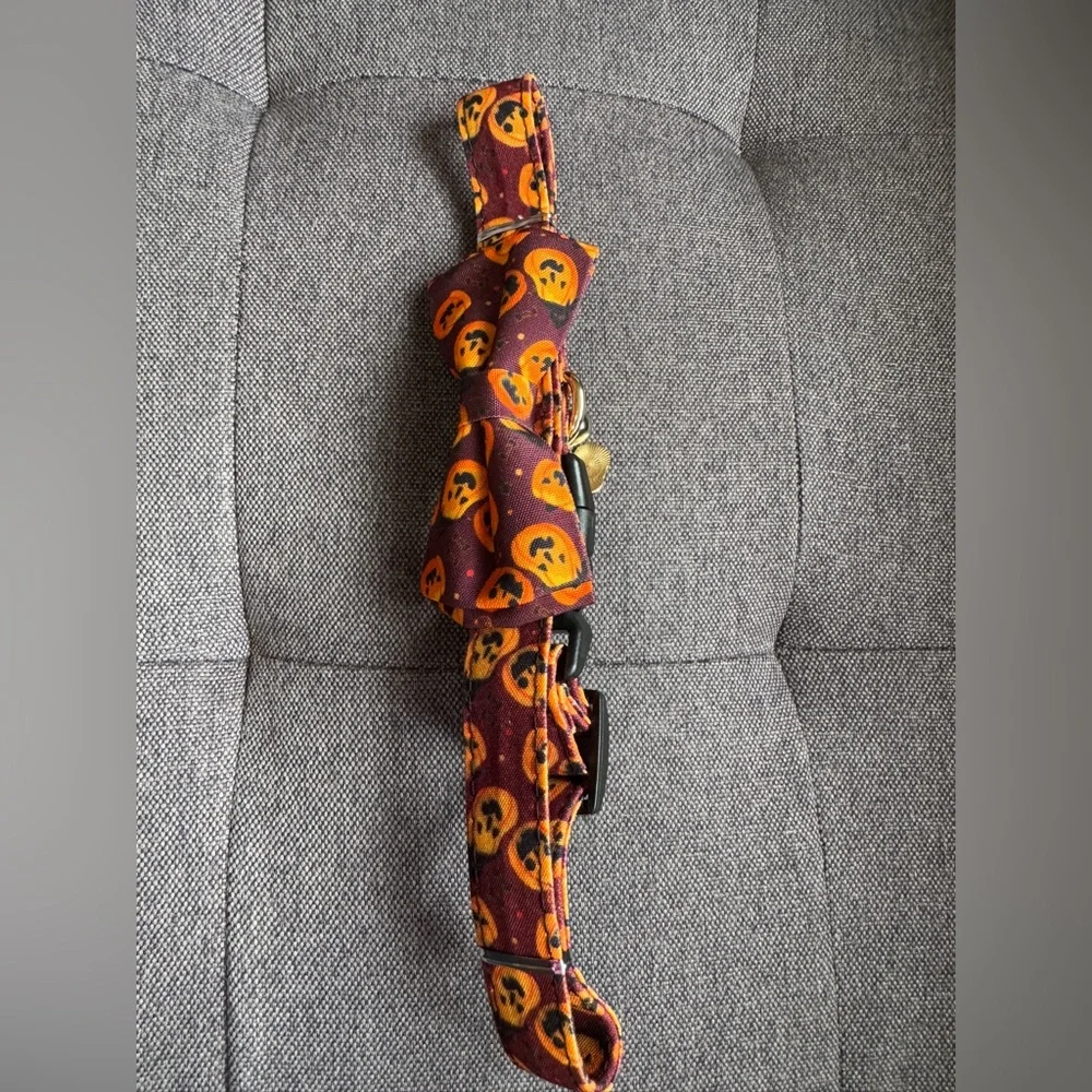 ADOGGYGO Halloween Dog Collar - Adjustable - Pumpkin